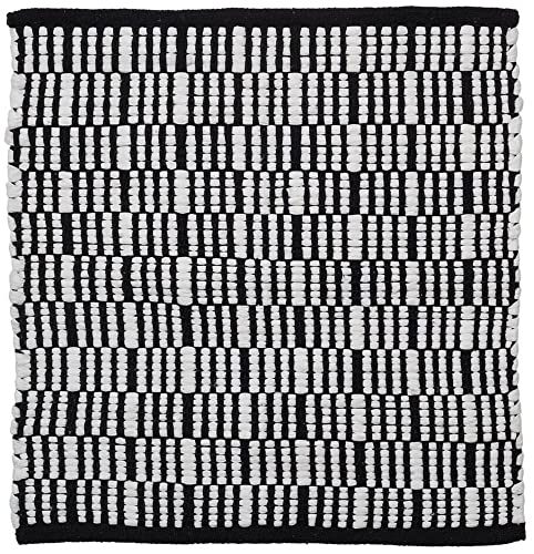 Sealskin Bandra Bath mat 60x60 cm Cotton Black