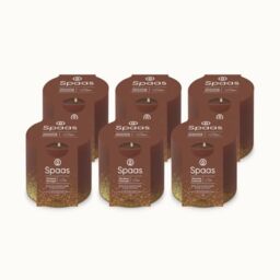 Spaas 6 WinterGlow Scented Candles, ± 35 Hours, Charming Christmas, Orange and Cinnamon