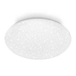 Briloner - LED Ceiling Light, Starry Sky Effect, Dimmable, Very Bright, Neutral White, Ceiling Lights Living Room, LED Lights for Bedroom, Kitchen Light, 38 x 7 cm, White