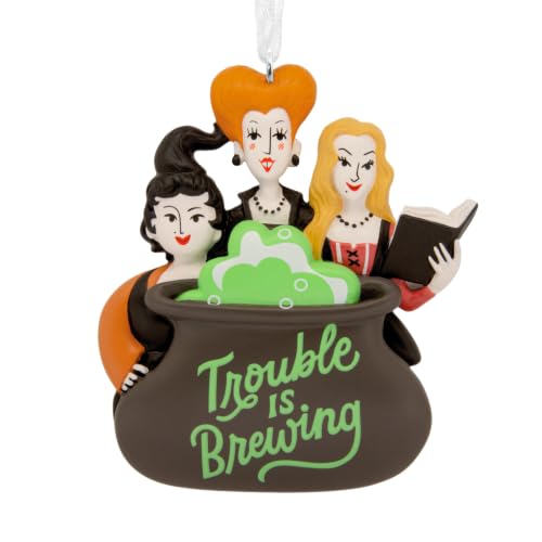 Hallmark Hocus Pocus Sanderson Sisters Cauldron Resin Christmas Ornament