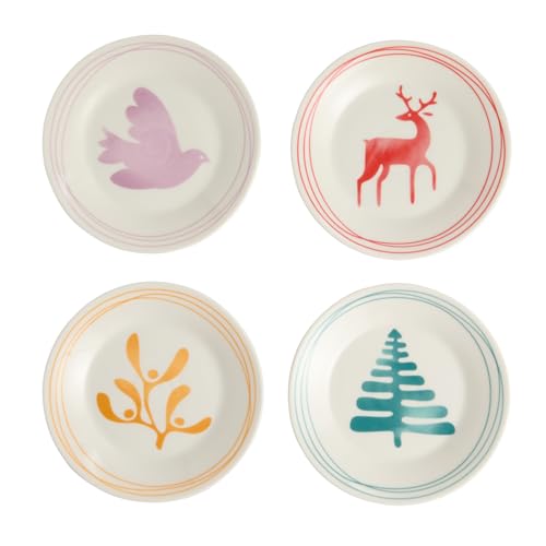 Royal Doulton 1815 Christmas Plate 16cm 6.3in MXPTN Set of 4