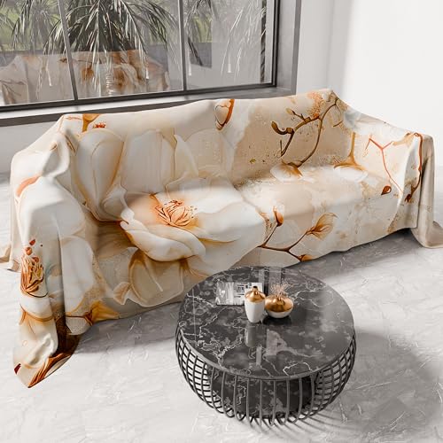 PETTI Artigiani Italiani - Spring Summer Single Bedspread Lightweight Single Bed Sheet Bedspread Floral 12 100% Made in Italy
