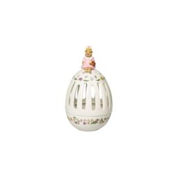 Villeroy & Boch Bunny Tales Tea Light Holder Egg Nostalgic Candle Holder for the Dinner Table Premium Porcelain, Multi-Colour, 9 x 9 x 16 cm, 9 x 9 x 16 cm