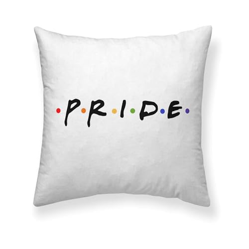 BELUM - Cushion Cover Size: 50 x 50 cm Fabric: 100% Organic Cotton Model: Pride 02 - Cushion Cover LGTBIQ+