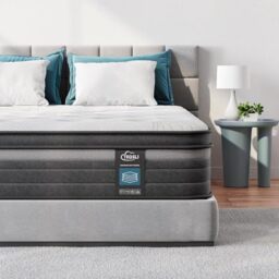 TeQsli Individually Pocket Sprung Small Double Mattress 4FT with Soft Fabric, 10 Inch Hybrid Mattress Small Double for Pressure & Back Pain Relief, Medium Firm Mattress in a Box-120x190x25cm