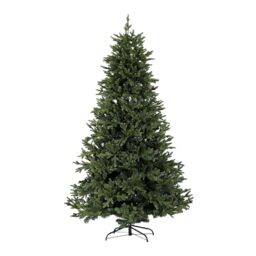 Relaxdays artificial Christmas tree, 150 cm, Nordmann fir, with stand, PVC tips, realistic tree, green