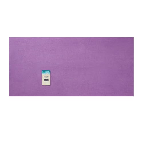 GC GAVENO CAVAILIA Luxury Microfiber Beach Towel Plain - Super Absorbent Sand Free Beach Towels - Soft, Quick Dry Towels for Adults - Compact, Lightweight (1 Piece) - (70 x 152 Cm) - Lavender