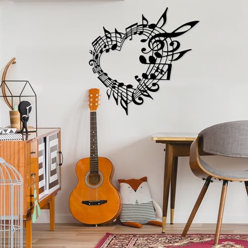 Stylish Black Decorative Metal Wall Accessory, 68 x 70 cm, 100% Metal, 1.5 mm Thick, Lightweight & Easy to Hang, Perfect for Modern Home Decor