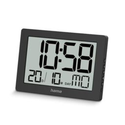 "Hama ""Ko Tao Digital Wall Clock, black"