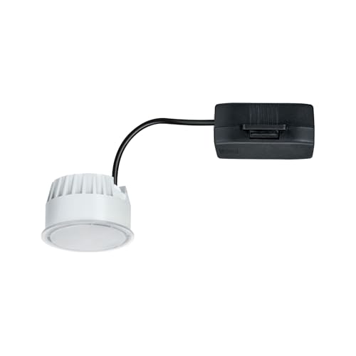 Paulmann Nova 93071 LED Recessed Light Module Neutral White 530 lm 51 mm Round 1 x 6 Watt Satin Plastic 4000 K Coin 6 W