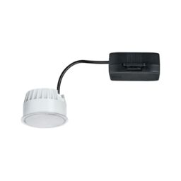 Paulmann Nova 93071 LED Recessed Light Module Neutral White 530 lm 51 mm Round 1 x 6 Watt Satin Plastic 4000 K Coin 6 W