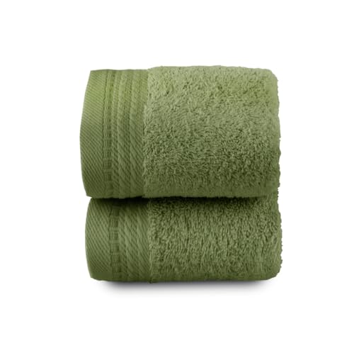Top Towel - Premium - Large Bath Towels - Bath Towels - 2 Face Towels or Bidet -30x50cm - 100% Cotton - 600g - Sheet
