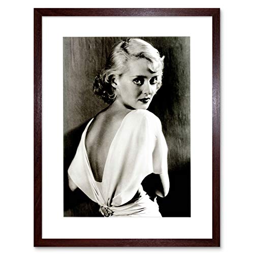 Wee Blue Coo Vintage Photo Bette Davis Hollywood Actress Picture Framed Wall Art Print