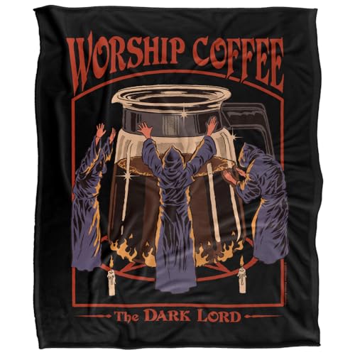 Steven Rhodes Worship Coffee Silky Touch Super Soft Throw Blanket 152 X 127 Cm