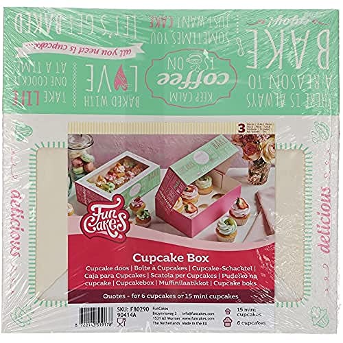 FunCakes F80290 Cupcake Box, Paper