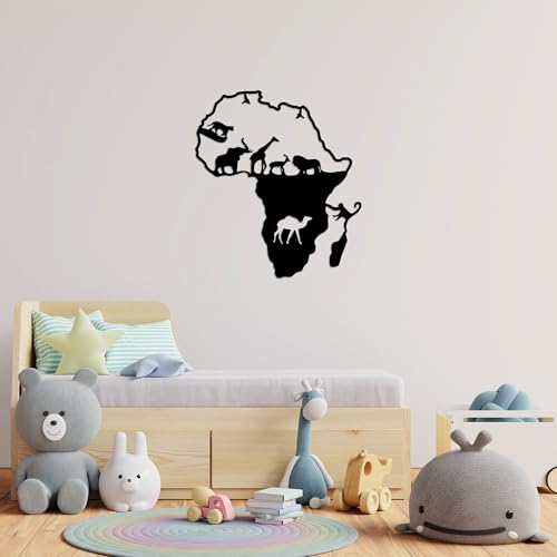 Stylish Black Decorative Metal Wall Accessory, 61 x 70 cm, 100% Metal, 1.5 mm Thick, Easy Wall Mounting, Perfect for Modern Home Decor