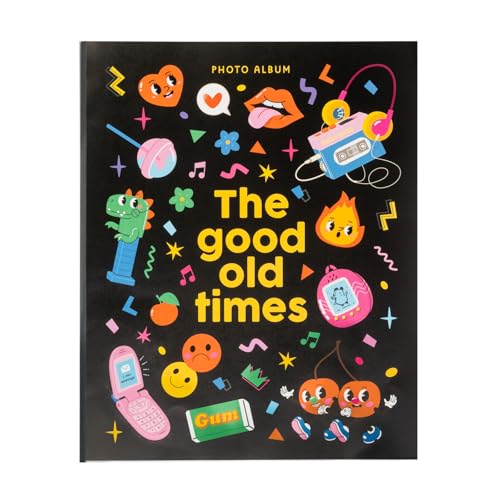 Grupo Erik Photo Album 7x5 - Millennial Nostalgia - Soft Cover, 13x20 cm, 48 Pockets Photo Albums, Memory Book - Cute Gifts Under 5 Pounds, Cheap Gifts For Women & For Men