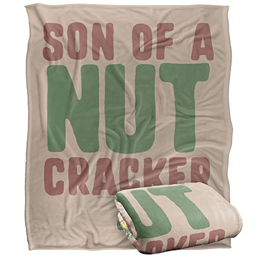 ELF Blanket, 152 x 127 cm Buddy Son of A Nut Cracker' Silky Touch Super Soft Throw Blanket