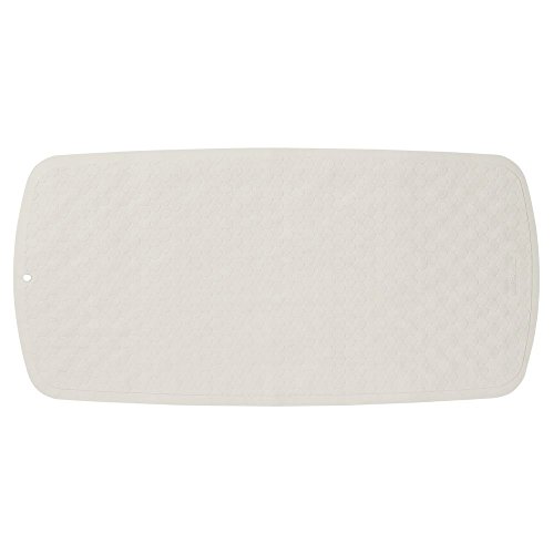 Sealskin Rubelle Anti-Slip Mat, Rubber, White, 37 x 0.4 x 75 cm