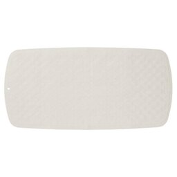 Sealskin Rubelle Anti-Slip Mat, Rubber, White, 37 x 0.4 x 75 cm