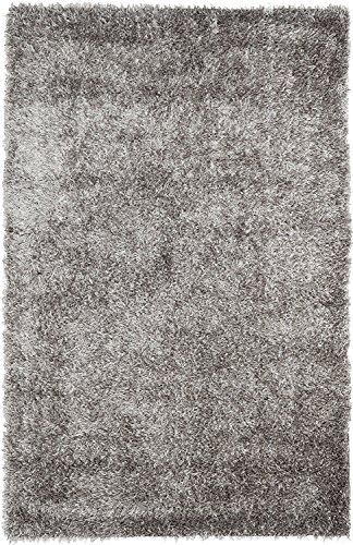 Safavieh Shaggy Indoor Woven Accent Area Rug, New Orleans Shag Collection, SG531, in Grey / Grey, 61 X 91 cm for Living Room, Bedroom or Any Indoor Space