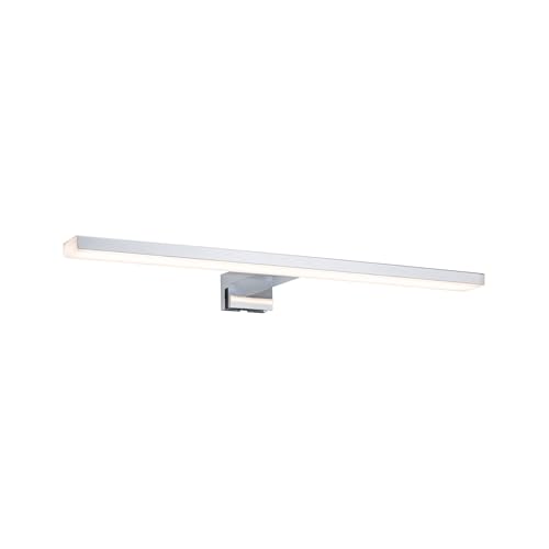 Paulmann 78938 LED Ceiling luminaire Mirror luminaire Evie IP44 400 mm incl. 1x8.0 watt Ceiling luminaire Chrome Bathroom lamp Plastic 3000 K