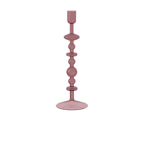 like. by Villeroy and Boch - Like Home candle holder in purple, 8 x 8 x 27 cm, borosilicate glass