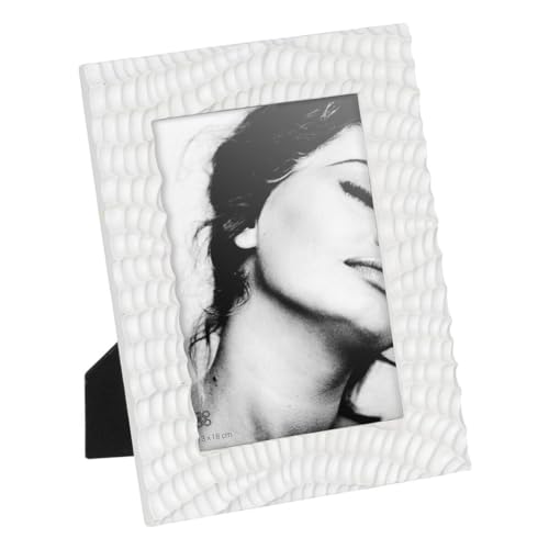 BigBuy Home Photo Frame White Polyresin 18.4 x 1.8 x 23.5 cm