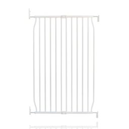 Safetots Extra Tall Screw Fit Metal Baby Gate, White, 70cm - 80cm