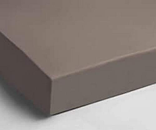 Papillon Fitted Sheet Velour Taupe Cotton 80/90 x 200/220 cm