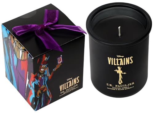 Disney's Villains Dr. Facilier Inspired Candle - Cayenne & Black Magnolia 252G (1-Wick) - DISVIC001DRF
