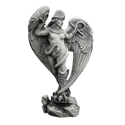 "Dryad Design Goddess Lilith Statue - Wiccan Pagan Altar Home Decor Art (Stone Finish) - 12"" Tall"