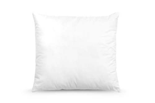 Colas Normand Pillow Anti Mite and Antibacterial - Soft - 60 x 60 cm - Long-lasting Action - Perfect Hygiene - Microfibre - Soft and Comfortable - Washable - French Made - White