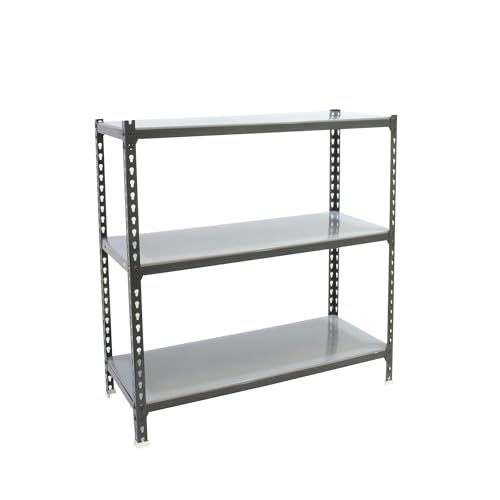 Simon Rack Garage Shelving Units 1000x900x400 mm, 3 Tier Steel Rack, 180 kg per Shelf, Anthracite/Galvanised - Simonclick