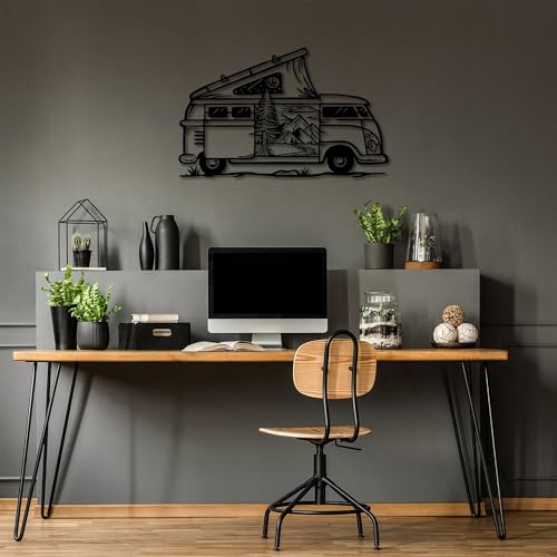 Stylish Black Decorative Metal Wall Accessory, 55 x 90 cm, 100% Metal, 1.5 cm Thickness, Perfect for Modern Home Decor & Office Spaces