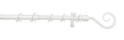 Gardinia Curtain Rod, Aluminum White, 130-240 cm, 5858