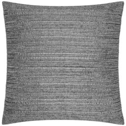 Paoletti Jupiter Cushion Cover – Pearlescent Jacquard Chenille Linear Textured Decorative Case (Graphite - 50x50cm)