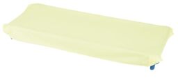 Andy & Helen - Fitted Sheet for Nursery Bed with Elasticated Corners for a Total Fit Standard Sizes 65 x 140 cm in 100% Cotton, Yellow