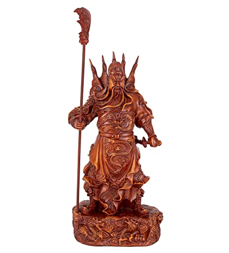 Guan Yu Statue, Guan Gong Statue, Kwan Kung, Kuan Gong Statue - God of Wealth God of Fortune - Guan Yu Figurines, Guan Gong Sculpture - Guan Di Statue - Guan Yun Chang-Best Feng Shui Gifts