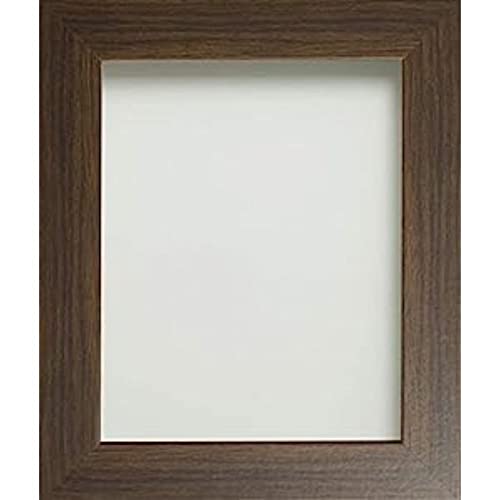 Frame Company Watson Brown 12x8 Photo Frame with Real Glass - Fits a 12x8 image, Frame size 12x8, Overall approx 15.0x11.0, Real Glass Front