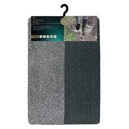 JVL Chelsea Barrier Scraper Door Mat, Grey, 60 x 90cm, 01-521