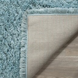 Safavieh Shag Rug for Living Room, Dining Room, Bedroom - Polar Shag Collection, Short Pile, in Light Turquoise, 122 X 183 cm