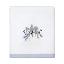 Avanti Linens - Hand Towel, 100% Cotton, Holiday Decor (Frosty Friends Collection)