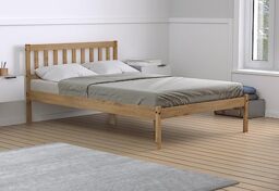 Birlea Pine Double Bed Frame 4FT6 Bedstead Lisbon Rustic Corona Solid Pine