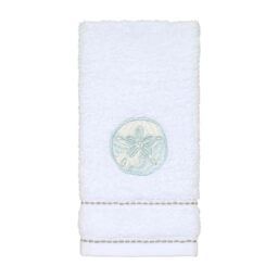 Avanti Linens - Fingertip Towel, Soft & Absorbent Cotton, Farmhouse Inspired Bathroom Decor (Farmhouse Shell Collection)