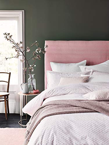 MURMUR Tua Duvet Cover Blush, 100% COTTON PERCALE 220 THREAD COUNT, Blue, Single