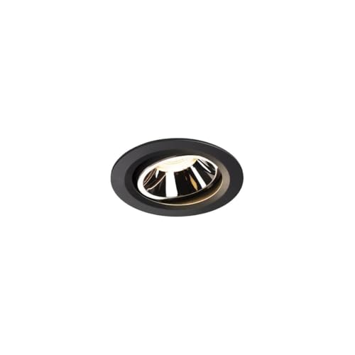 SLV Recessed Ceiling Light NUMINOS® Move DL L/LED Spotlight, floodlight, Ceiling Light, recessed Light, Indoor Lighting / 3000K 25.41W 2200lm Black 20 Degrees