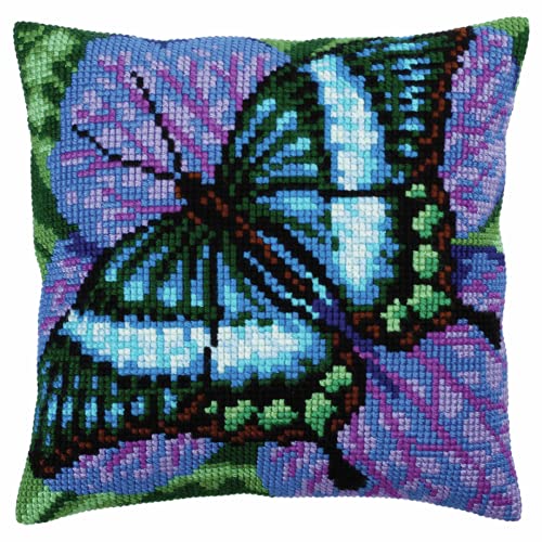 Collection d'Art Cross Stitch Kit: Cushion: Beautiful Japanese, Multi, 40 x 40cm