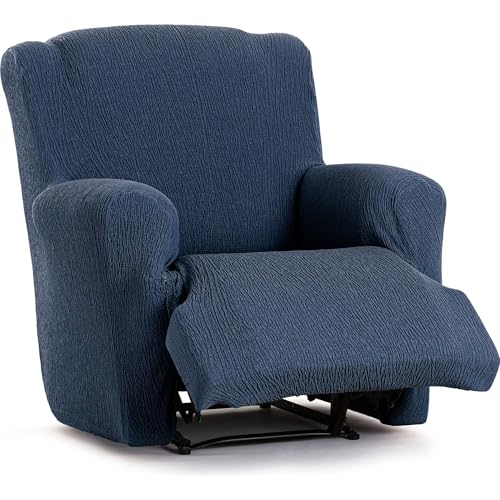 ECOMMERC3 Universal and Versatile Sofa Cover for Feet Together Relax ??? Blue Sofa Cover Protector Easy to Install for Back, Seat and Arms