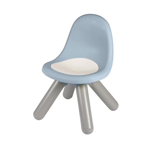 Smoby Life - Kid Blue Chair - Indoor and Outdoor Use - Anti-UV Treated - Recycled Material - From 18 Months - Made in France